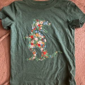 Cat & Jack floral dino tee